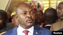 Le président Pierre Nkurunziza, Bujumbura, Burundi, 23 février 2016.