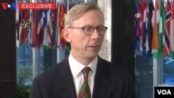U.S. Special Representative for Iran Brian Hook speaks to VOA Persian, Dec. 13, 2018.