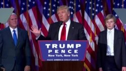 트럼프 대통령 당선 1주년...낮은 지지율, 의제 추진 어려움