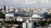 Stadion sepakbola Arena da Baixada di Curitibia, Brazil, yang dibangun kembali untuk Piala Dunia 2014. (Reuters/Rodolfo Buhrer)