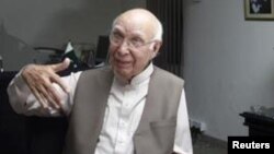 سرتاج عزیز مشاور امنتی و خارجی صدر اعظم پاکستان 