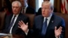 FILE - President Donald Trump speaks during a cabinet meeting at the White House, Nov. 1, 2017, with Secretary of State Rex Tillerson looking on.