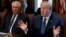 FILE - President Donald Trump speaks during a cabinet meeting at the White House, Nov. 1, 2017, with Secretary of State Rex Tillerson looking on.