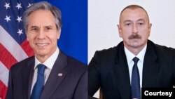 ABŞ Dövlət Katibi Antoni Blinken və Azərbaycan Prezidenti İlham Əliyev 