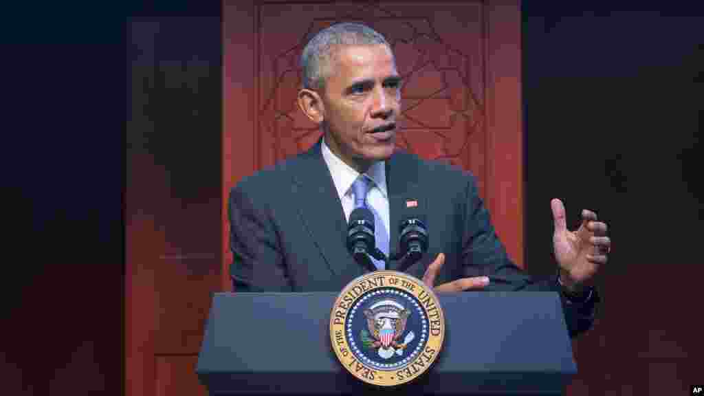 ፕረዝደንት ኦባማ ንመጀመርያ ጊዜ ኣብ ኣሜሪካ ዝርከብ መስጊድ በጺሖም