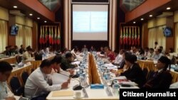 အပစ်ရပ်ရေး သဘောတူညီချက်ရဖို့ ဆဌမအကြိမ်မြောက် ဆွေးနွေးပွဲ။ (၀၉-၂၂-၁၄)