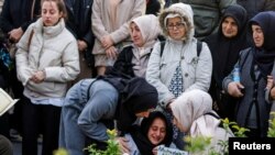Funeral of the victims of Sunday's blast in Istanbul