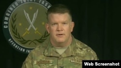 جان دوریان سرهنگ نیروی هوایی آمریکا و سخنگوی ائتلاف بین المللی علیه داعش در بغداد - آرشیو