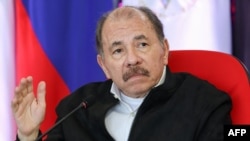 尼加拉瓜总统丹尼尔·奥尔特加（Daniel Ortega）在马那瓜与俄罗斯联邦安全委员会秘书尼古拉-帕特鲁舍夫（Nikolai Patrushev）举行会晤。(2024年2月28日）