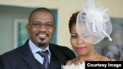 Maureen (Sasha ) akiwa na Kenneth Ambani (Benjamin)