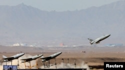 伊朗军方在演习中发射无人机（2022年8月25日）