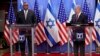 U.S. Defense Secretary Lloyd Austin and Israeli Prime Minister Benjamin Netanyahu give a statement after their meeting in Jerusalem on April 12, 2021. 