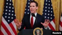 资料照：美国联邦参议员乔希·霍利