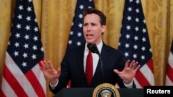 资料照：美国联邦参议员乔希·霍利 