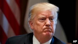 Le président Donald Trump à Washington, 3 avril 2018.