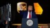 President Donald speaks during an event on American infrastructure at UPS Hapeville Airport Hub, in Atlanta, July 15, 2020.