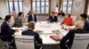 Les chefs d'états du G7 en réunion à Biarritz, le dimanche 25 août 2019 (Photo: Jeff J Mitchell/Pool via REUTERS)