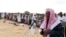 Senior al-Shabab officer Sheikh Hassan Dahir Aweys leads faithful in prayers on the first day of Eid al-Adha in Somalia's capital Mogadishu November 6, 2011.