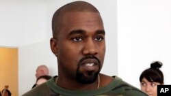 Kanye West lors de la Fashion Week 2016 de New York.