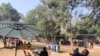 A cafe inside Delhi's biggest park, Sunder Nursery, attracts customers as falling infections encourage people to venture out. (Anjana Pasricha/VOA)