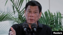 로드리고 두테르테 필리핀 대통령. (자료사진)