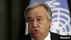 안토니오 구테흐스 유엔 사무총장. 
