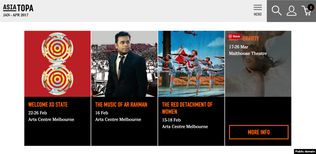 墨尔本艺术中心的海报显示2月15到18号上演《红色娘子军》。有人在本网跟贴说：&ldquo; 这次活动中，有12个团体包括华人团体及政府欢迎演出，估计有十几万人，有一个团体共计十几个人反对演出，这就是事情的真相。 &rdquo;但也有读者反驳道：&ldquo; 十二个团体几十个人归中领馆领导，什么学生联谊会，什么同乡会，什么统一会，什么商会，你怎么好意思吹几十万人&rdquo;？