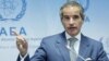 Direktur Jenderal IAEA, Rafael Mariano Grossi berbicara di Wina, Senin (9/9). 