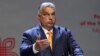 FILE - Viktor Orban Prime Minister of Hungary attends a news conference following talks with his counterparts from central Europe's Visegrad Group in Lublin, Poland, Sept. 11, 2020.