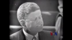 美国下半旗纪念肯尼迪总统遇刺五十周年