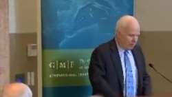 მარშალის ფონდში მაკეინმა საქართველოზე ისაუბრა