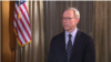 U.S. Special Representative for Iran Brian Hook speaks to Alhurra television, a sister network of VOA, in Dubai, Nov. 19, 2018.