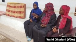 Alaweiah and her daughters, seen June 18, 2019, fled war in Sudan before being arrested in the Libyan desert and later forced to run from their home in Tripoli, Libya.