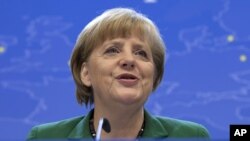 Kanselir Jerman Angela Merkel didesak parlemen Jerman agar mendorong demokrasi di Rusia dalam pertemuan di Moskow pekan depan (Foto: dok). 
