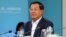 柬埔寨首相洪森2016年2月15日在美国加州。