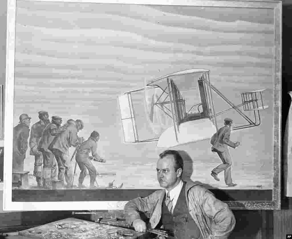 Wright Brothers Painting