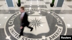 位于维吉尼亚州的美国中央情报局总部大厅。（资料照片）