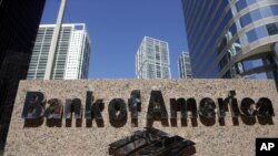 Salah satu kantor Bank of America, bank terbesar kedua di Amerika setelah JP Morgan Chase (foto: dok). 