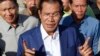 FILE - Cambodian Prime Minister Hun Sen gestures while speaking in Phnom Penh, Cambodia, Aug. 1, 2018.
