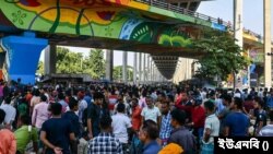 ঢাকা মহানগরীতে ব্যাটারিচালিত অটোরিকশা চলাচল বন্ধের প্রতিবাদ 