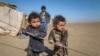 逃离拉卡城的叙利亚儿童（2017年1月22日）