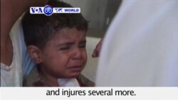VOA60 World- Yemen: Pro-Hadi troops and Houthi rebels clash in Taiz, shelling on civilian neighborhood kills three children