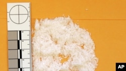 Une quantité de 6,4 grammes methamphetamine. (AP)